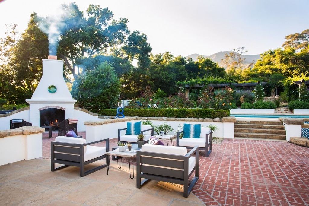 Breathtaking Backyard from Meg Ryan's $5 Million Montecito Home | E! News