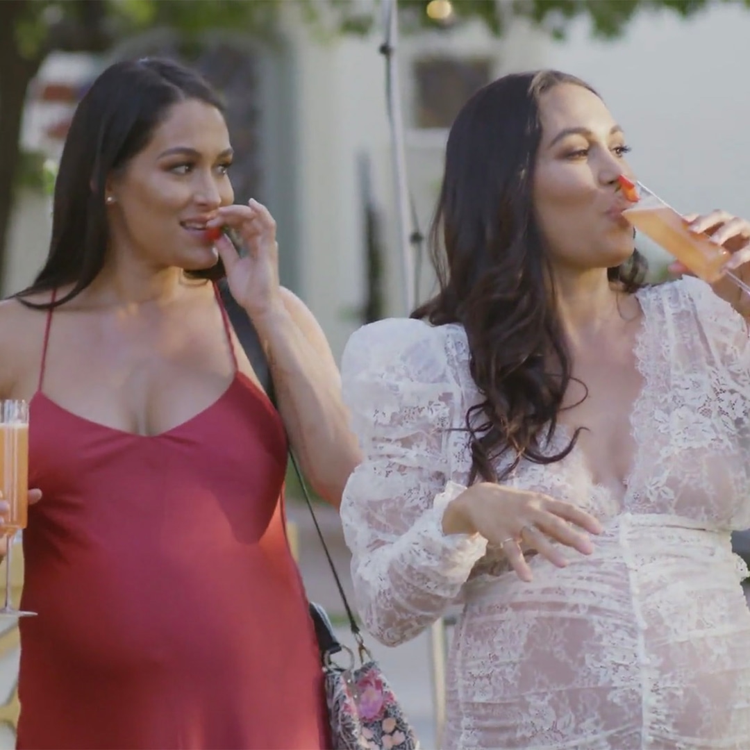 Brie Nikki Bella Celebrate Joint Baby Shower On Total Bellas E Online Brie Nikki Bella Celebrate Joint Baby Shower On Total Bellas E Online
