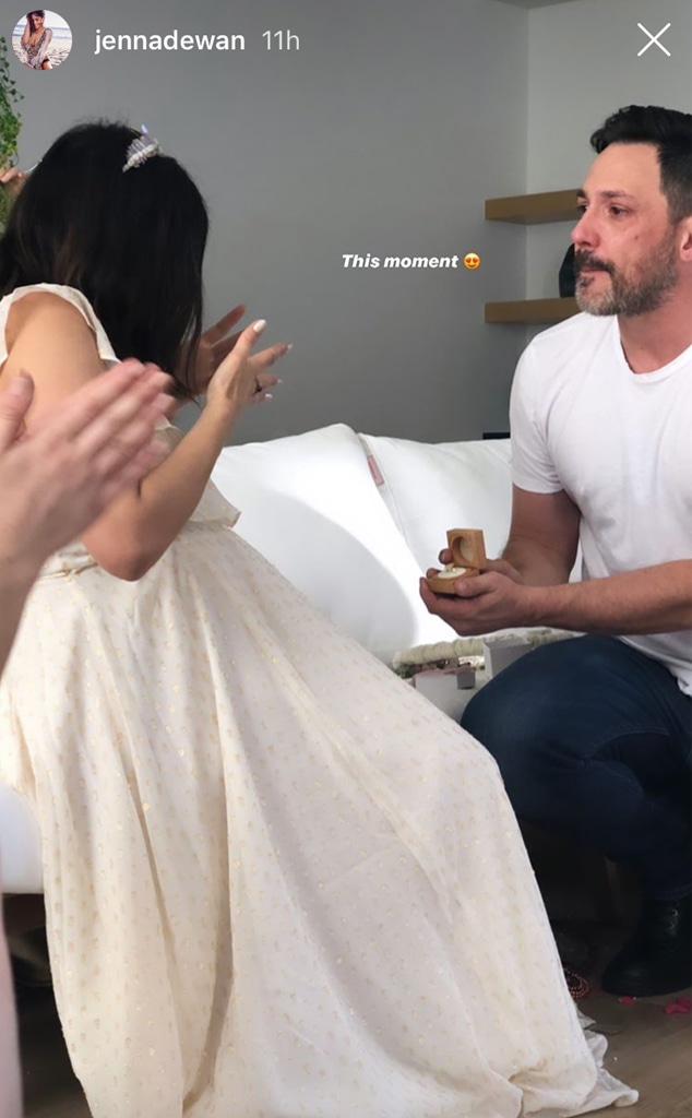 Jenna Dewan, Steve Kazee, Instagram, engagement, proposal