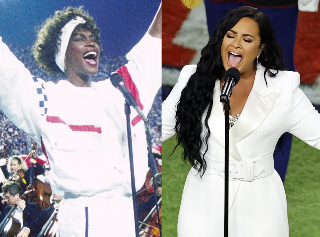 Whitney Houston, Demi Lovato, 2020 Super Bowl