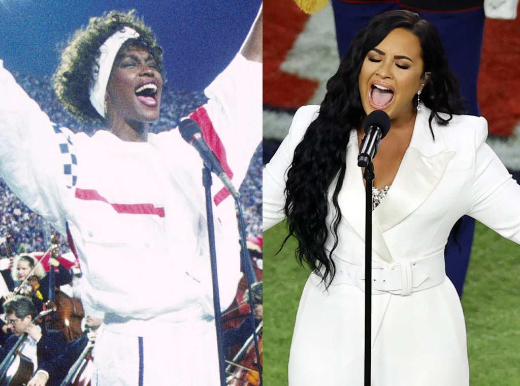 Whitney Houston, Demi Lovato, 2020 Super Bowl