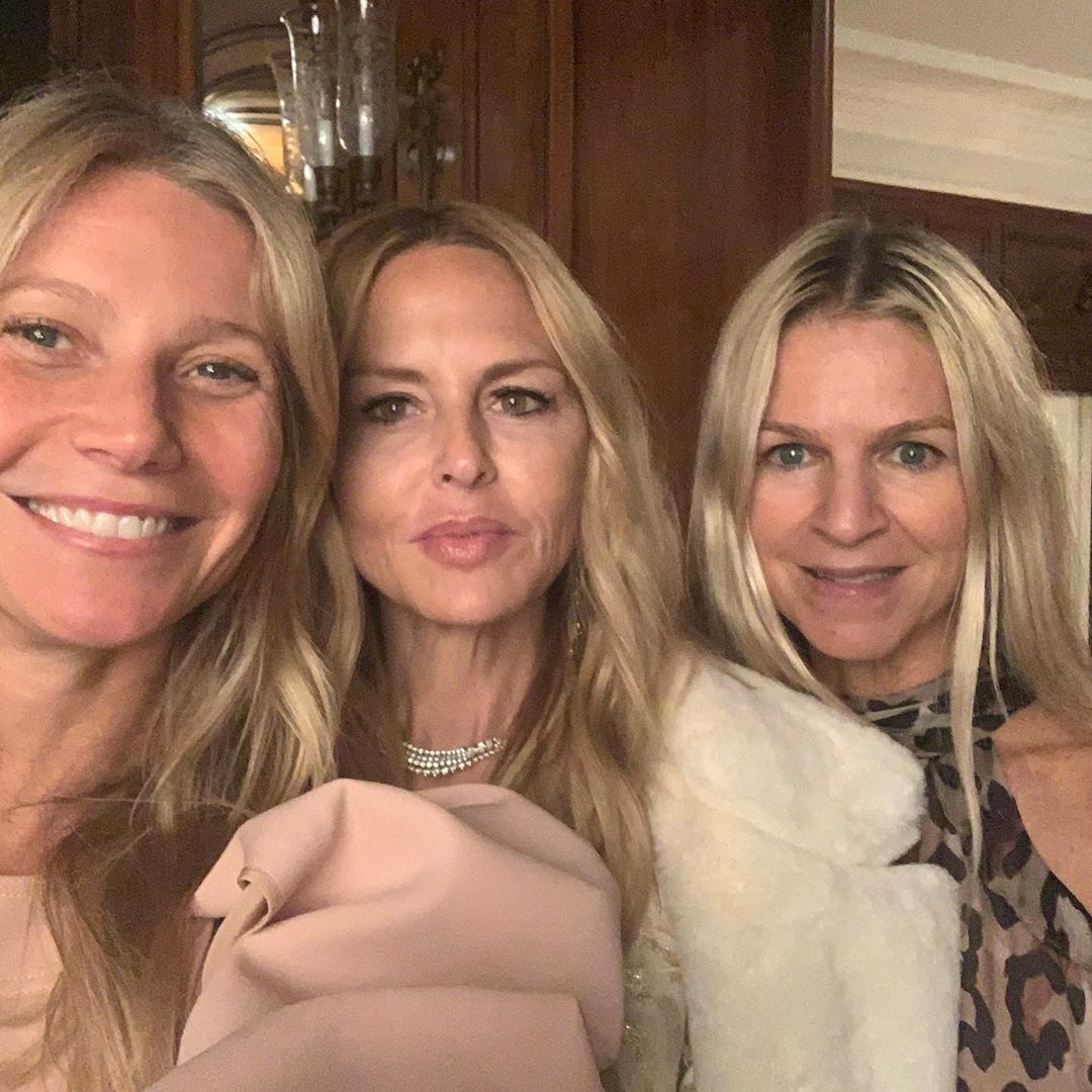 Gwyneth Paltrow, Rachel Zoe, Crystal Lourd, Makeup-Free Goop Party