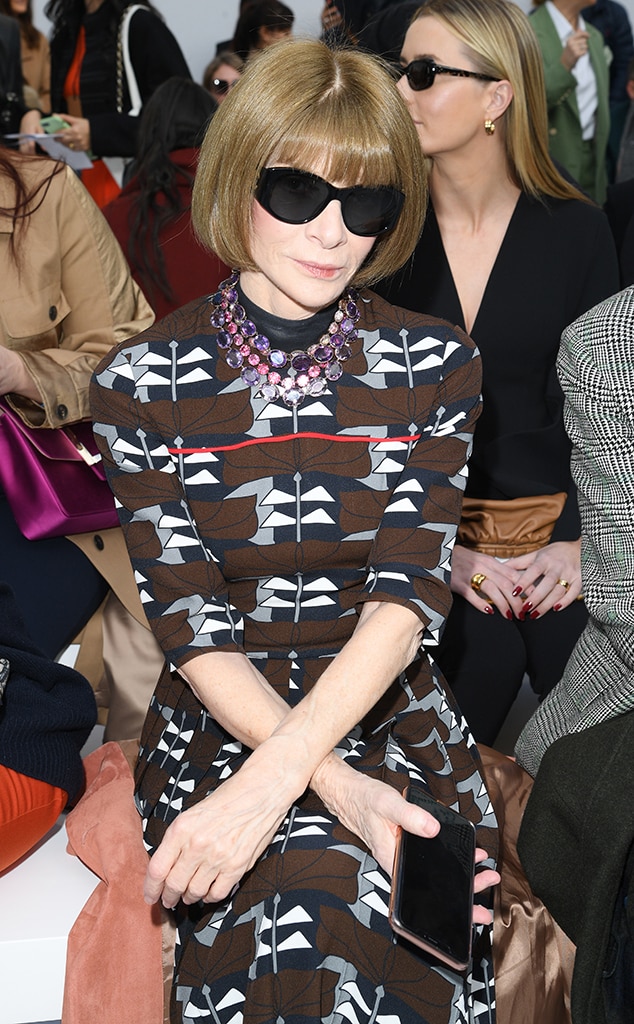 Anna Wintour from See Every Celebrity at Fashion Week: Fall 2020 | E! News