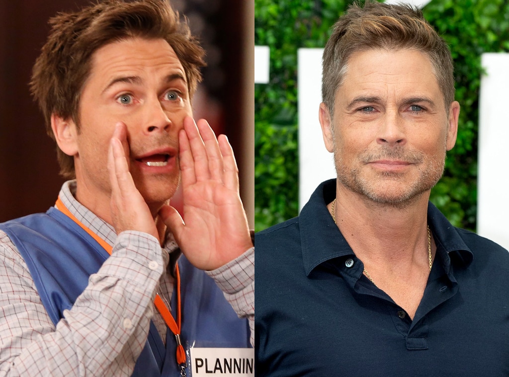 Rob Lowe from Parks and Recreation Then and Now | E! News