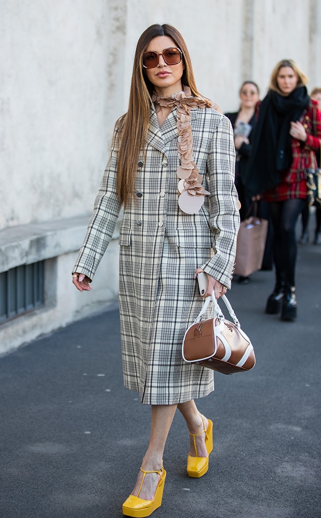 Negin Mirsalehi from Street Style at Fall 2020 Fashion Week | E! News