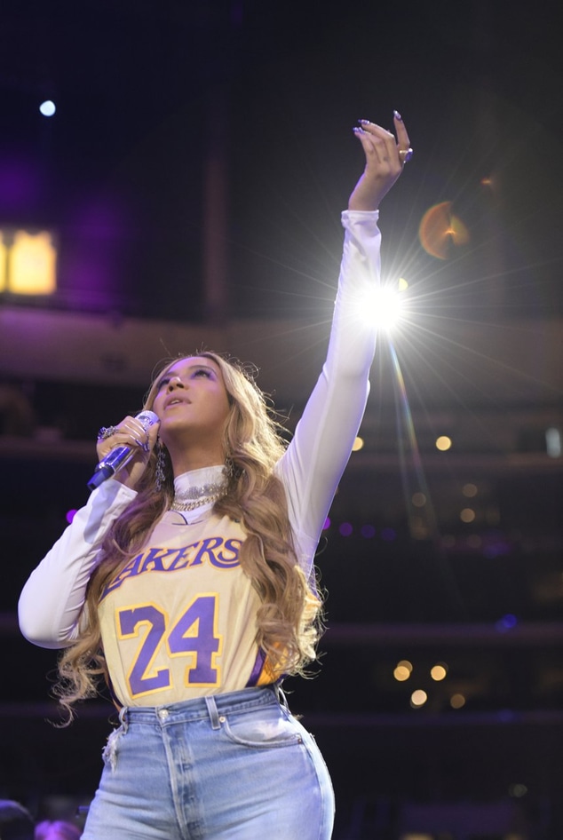 Beyonce, Celebration of Life Rehearsal, Kobe Bryant, Gianna Bryant