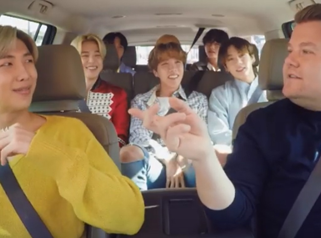 BTS and James Corden Team Up for an Epic Carpool Karaoke