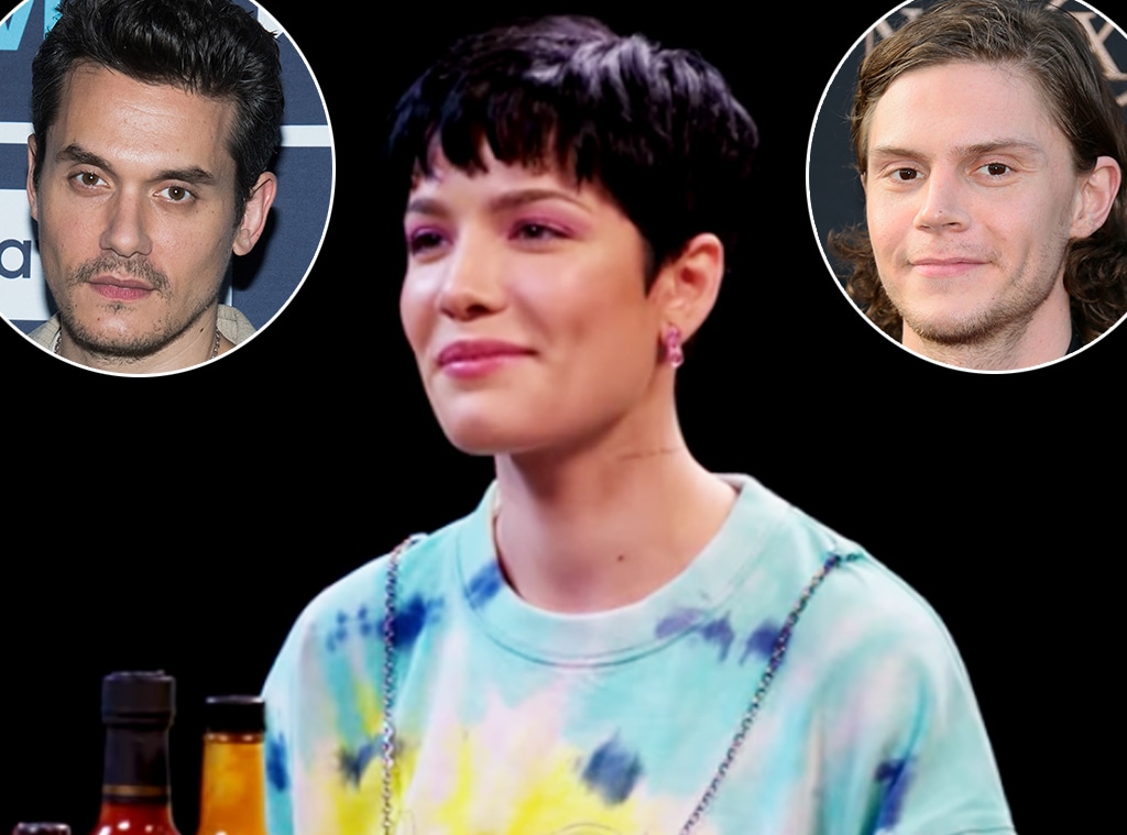 Halsey, John Mayer, Evan Peters