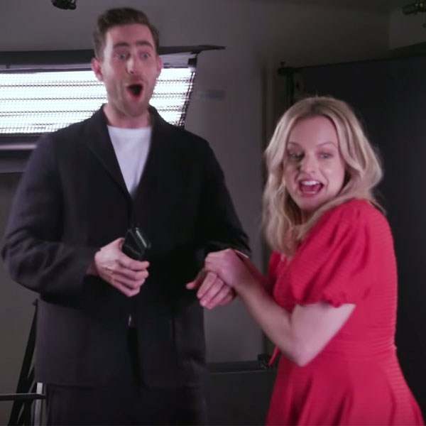 Watch Elisabeth Moss Get Pranked By An Invisible Man E Online Uk