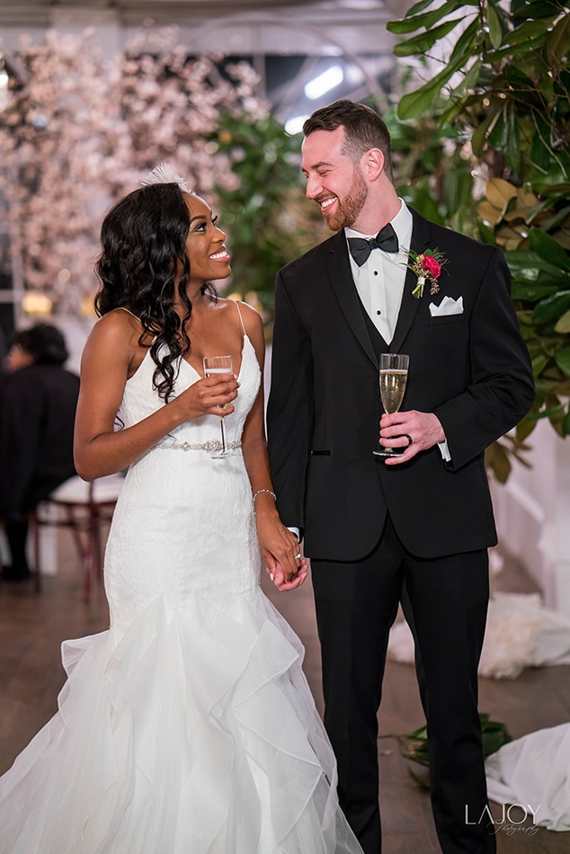 Cameron and Lauren from The Love Is Blind Wedding Album | E! News