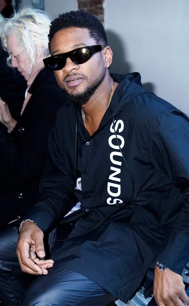 Usher from See Every Celebrity at Fashion Week: Fall 2020 | E! News