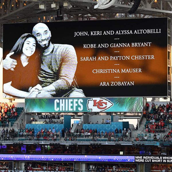 Kobe Bryant, Gianna Bryant, 2020 Super Bowl