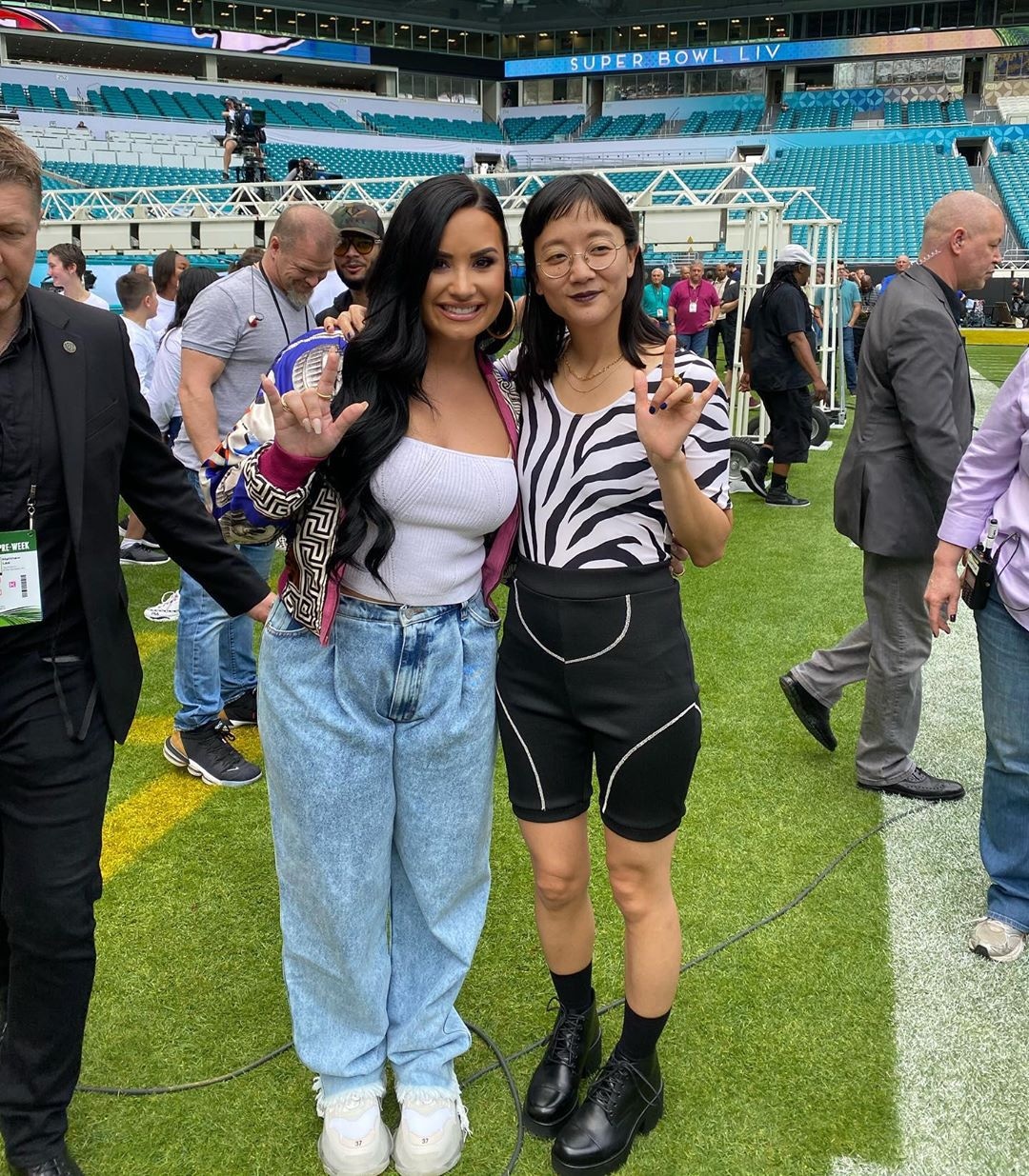 Christine Sun Kim, Demi Lovato