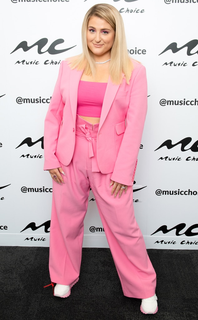 Meghan Trainor From Celebs In Pink E News