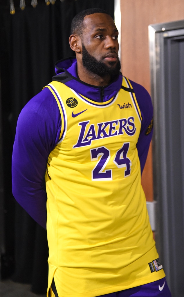 Lakers Game, Kobe Bryant Tribute, LeBron James