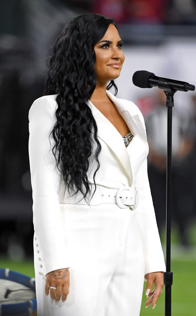 Demi Lovato, 2020 Super Bowl, National Anthem