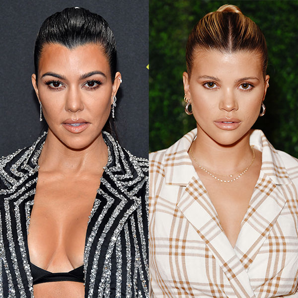 Kourtney Kardashian & Sofia Richie Have Matching Styles — Pics