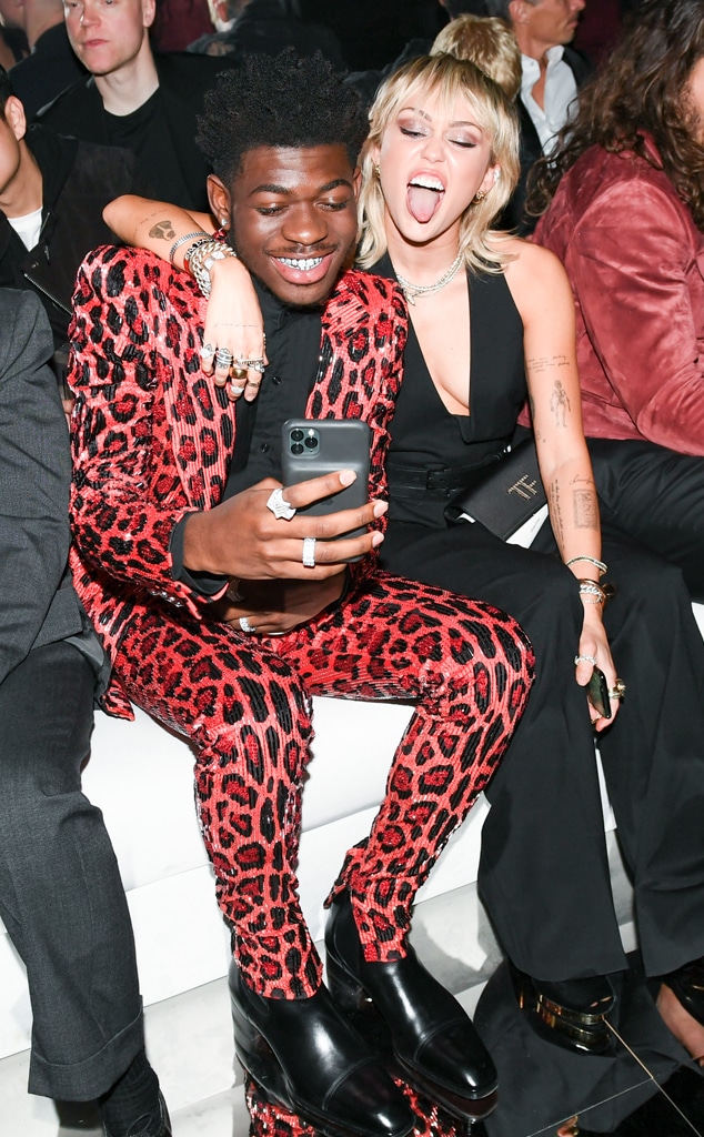 Tom Ford Fashion Show, Lil Nas X, Miley Cyrus