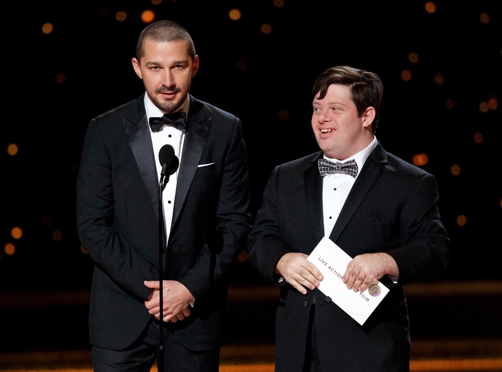 Shia LeBeouf, Zack Gottsagen, 2020 Oscars, Academy Awards, Show