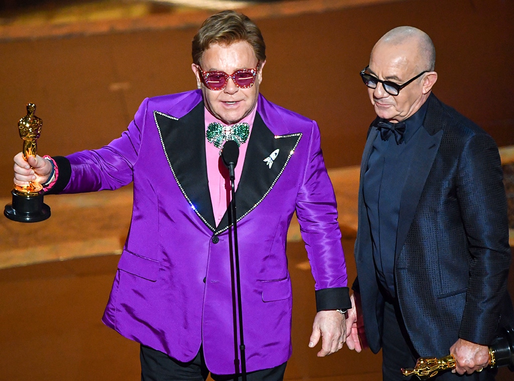 Elton John, Bernie Taupin, 2020 Oscars, Academy Awards, Winners