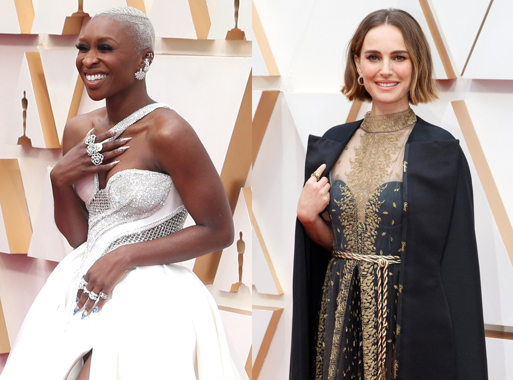 Cynthia Erivo, Natalie Portman, 2020 Oscars, Academy Awards, Best Accessories