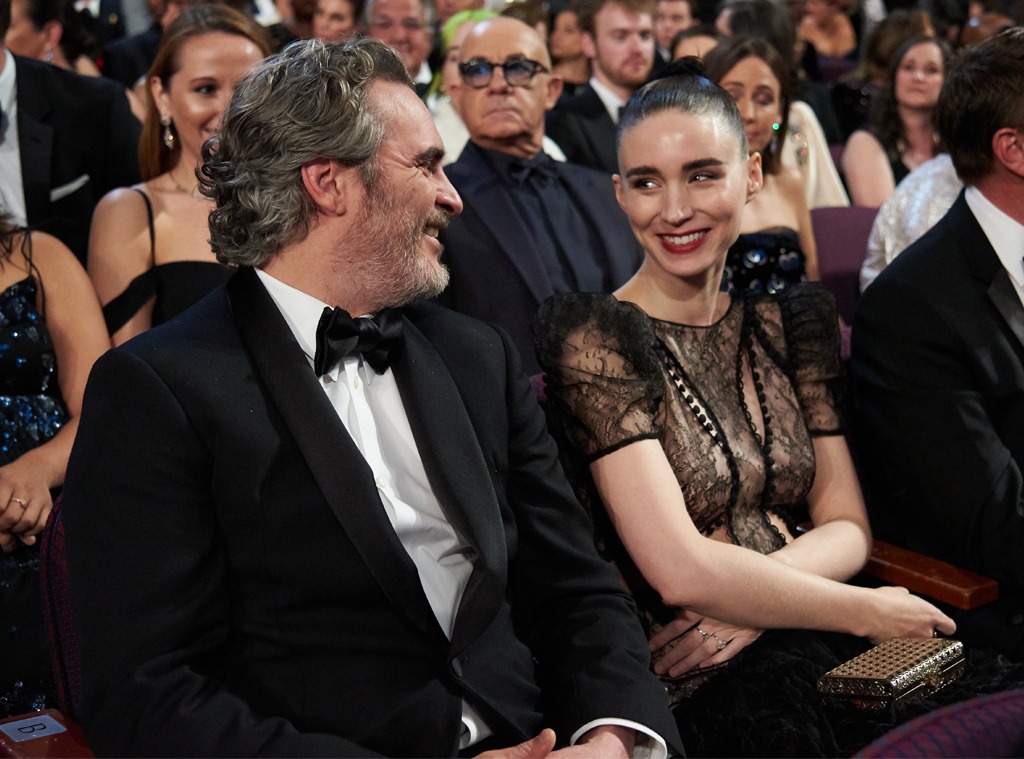 Joaquin Phoenix & Rooney Mara Look So In Love Celebrating His Oscar | E