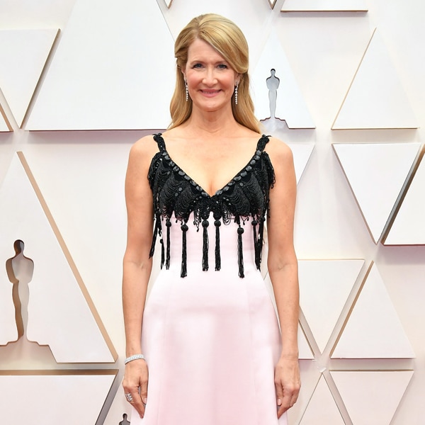 Laura Dern Arrives at the 2020 Oscars With Her Mother Diane Ladd