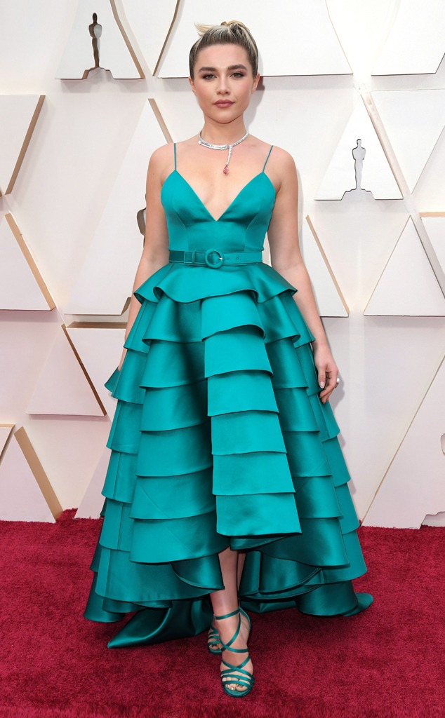 Florence Pugh, 2020 Oscars, Academy Awards, Red Carpet Fashions