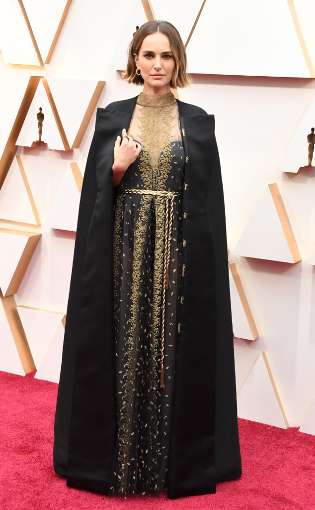 Natalie Portman, 2020 Oscars, Academy Awards, Red Carpet Fashions