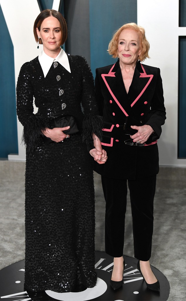 Sarah Paulson, Holland Taylor, 2020 Vanity Fair Oscar Party