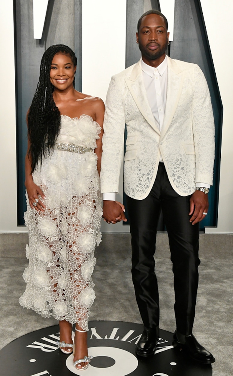Gabrielle Union, Dwyane Wade, 2020 Vanity Fair Oscar Party