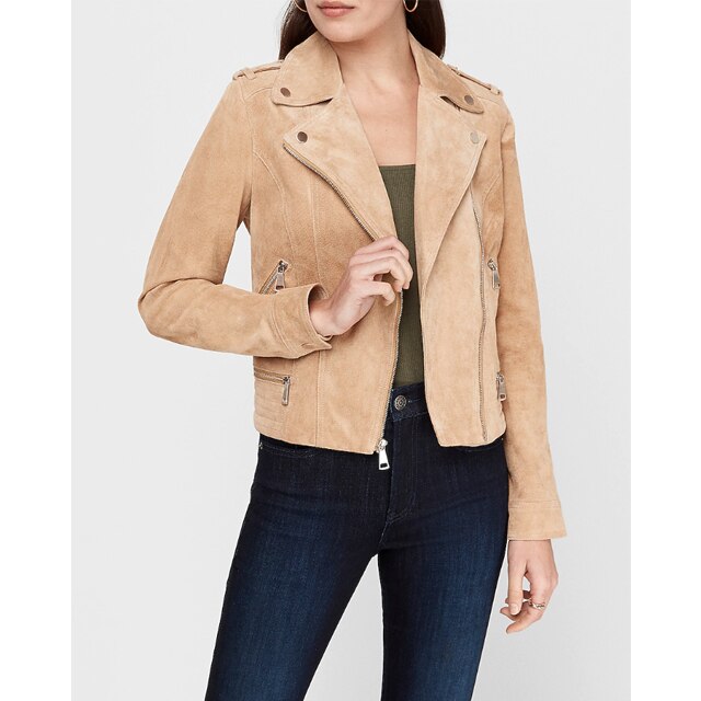 Express hot sale suede jacket