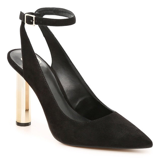 DSW Burgundy Shoes Sandals Black Heel New Size 7.5 | eBay