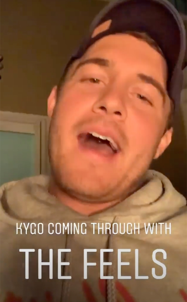 The Bachelor S Peter Weber Sings Kygo S Happy Now After Madison