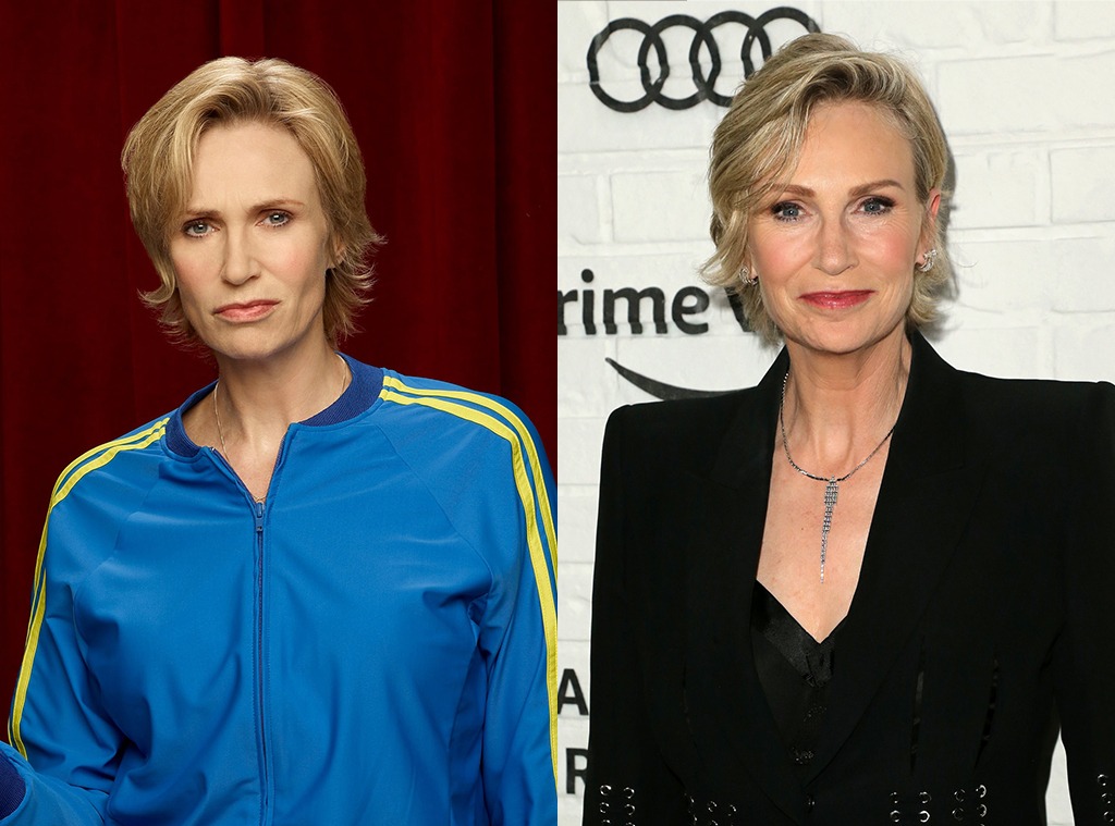 Glee Stars, Then and Now, Jane Lynch