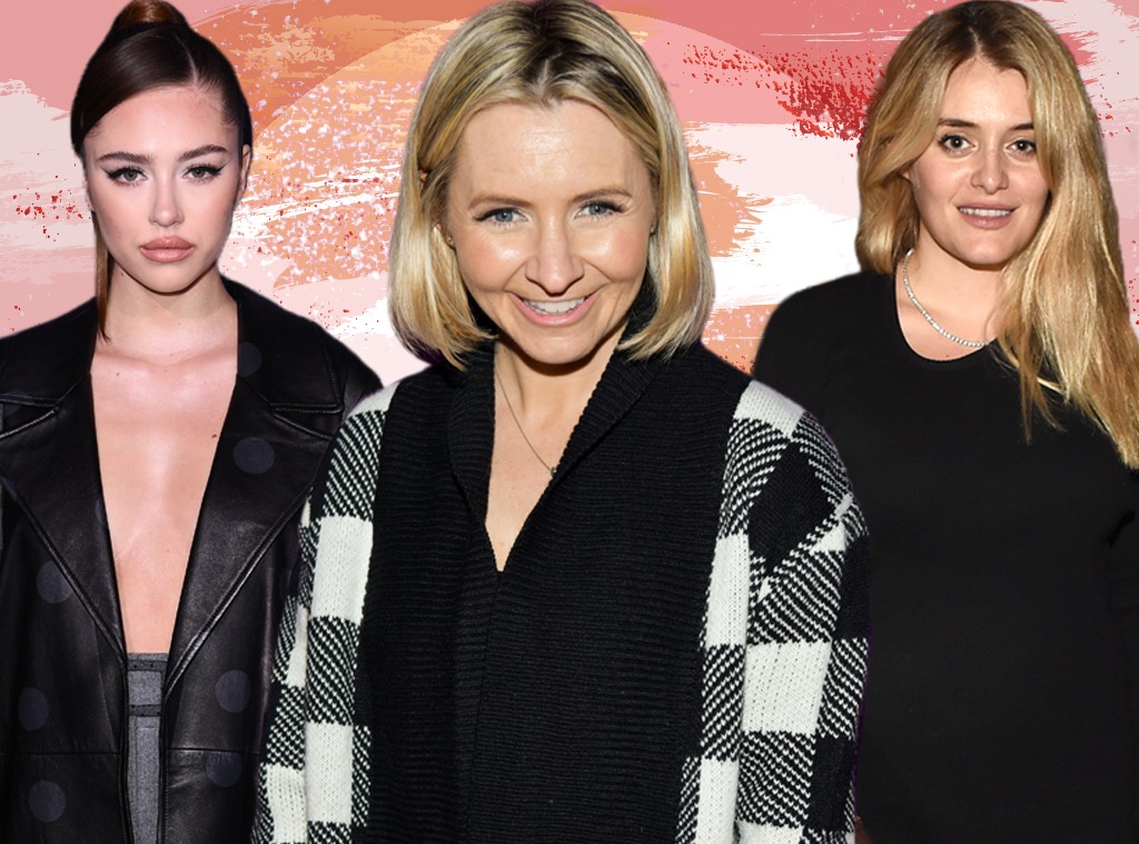 Beverley Mitchell, Delilah Belle Halin and Daphne Oz, Collage Beauty