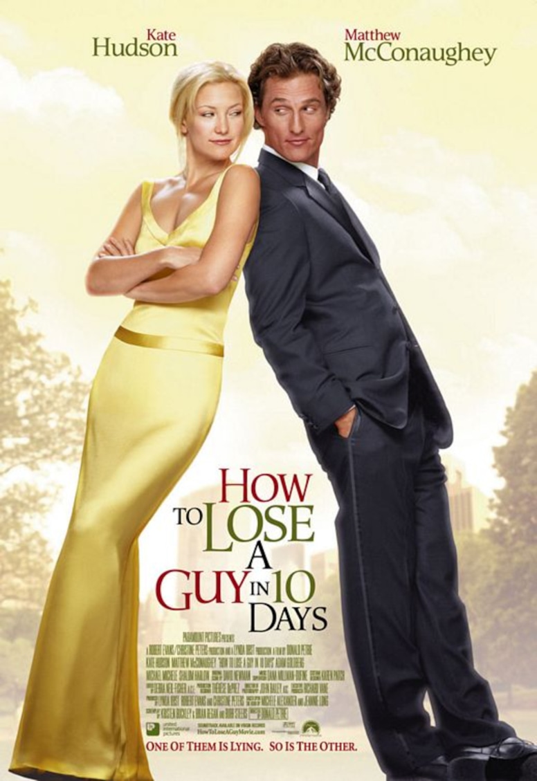 How to Lose a Guy in 10 Days, Kate Hudson, Matthew McConaughey, Rom-Coms