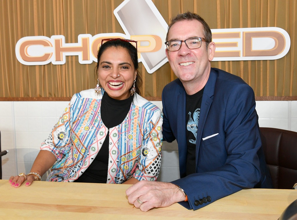 Maneet Chauhan, Ted Allen, Tournament Of Champions Celeb Chefs