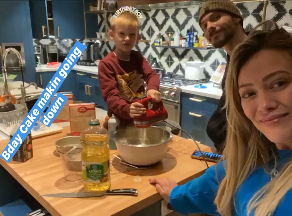 Hilary Duff, Luca Birthday Cake, IG Stories