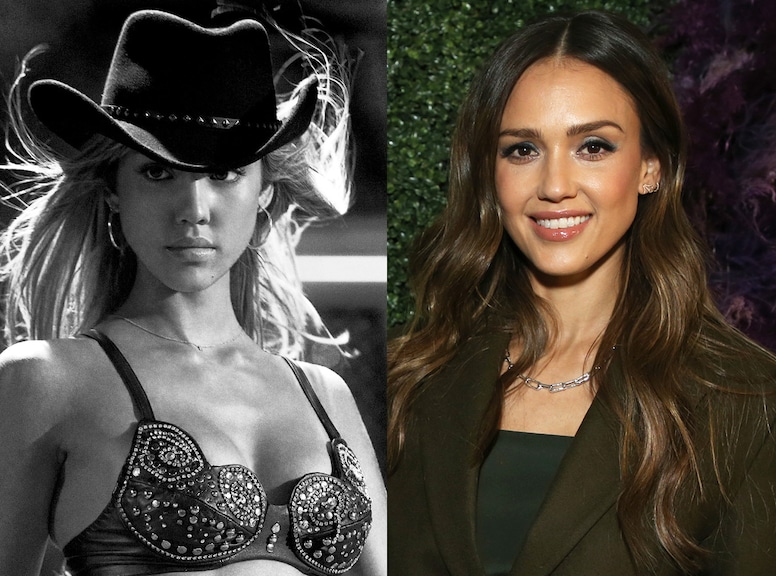 Jessica Alba - Sin City cast then/ now
