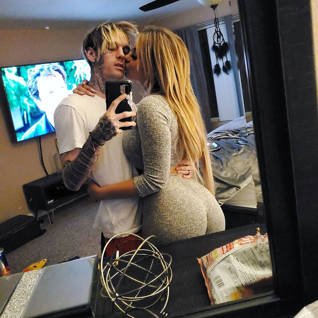 Aaron Carter, Melanie Martin, Instagram.