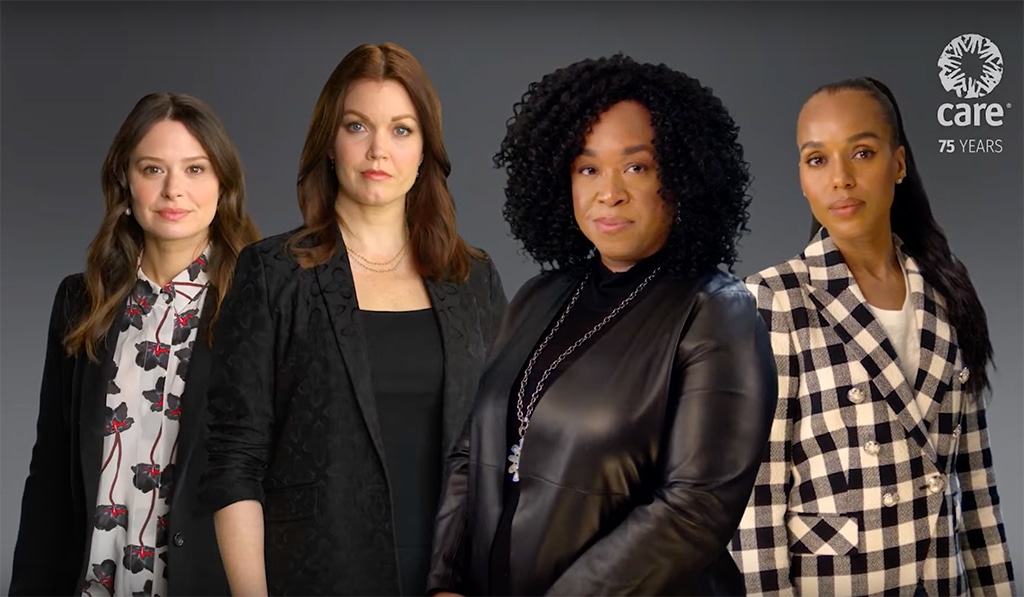 Kerry Washington, Bellamy Young, Katie Lowes, Shonda Rimes, Scandal, Reunion, Women Equal PSA