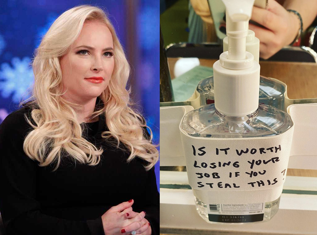Meghan McCain, The View, Hand Sanitizer