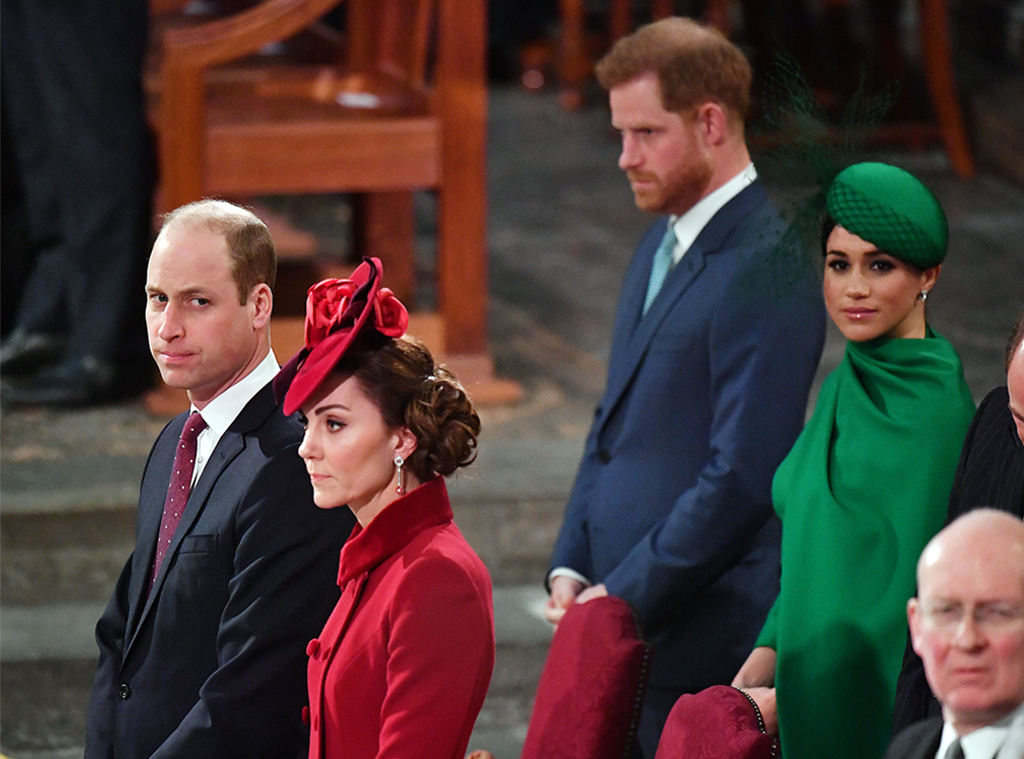 Prince William, Kate Middleton, Prince Harry, Meghan Markle, Commonwealth Day Service 2020