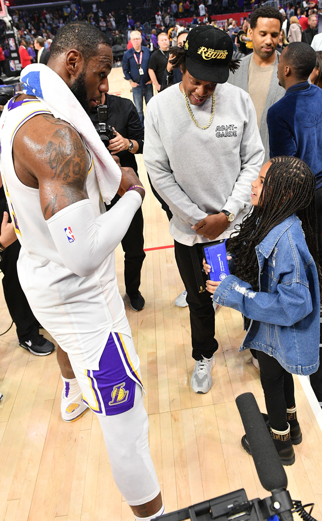 Watch Blue Ivy Carter Get Adorably Starstruck While Meeting LeBron