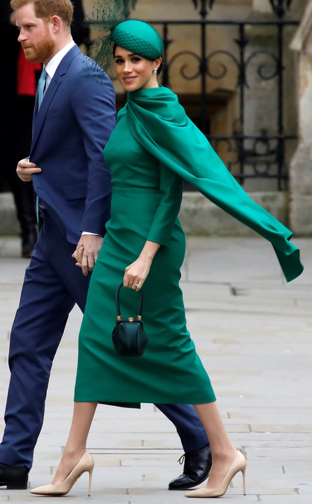 Meghan Markle's Caped Final Royal Look Will Make You Green With Envy ...
