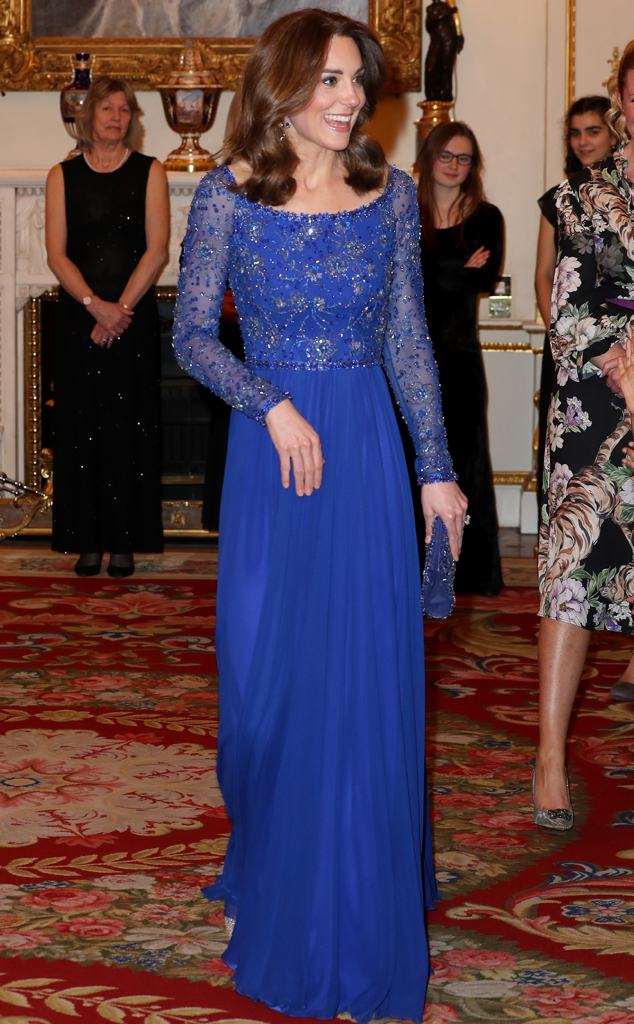 Kate Middleton Puts the Royal in Royal Blue at Palace Children's Gala