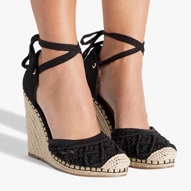  Kendra Wilkinson Home Must-Haves, Connee Ankle Tie Wedge