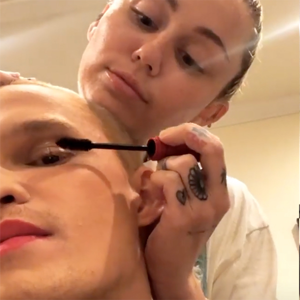 Miley Cyrus, Cody Simpson, Makeover, Makeup, Instagram