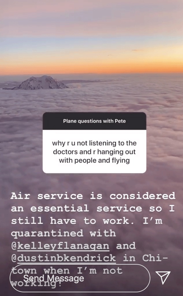 Peter Weber, Instagram Stories